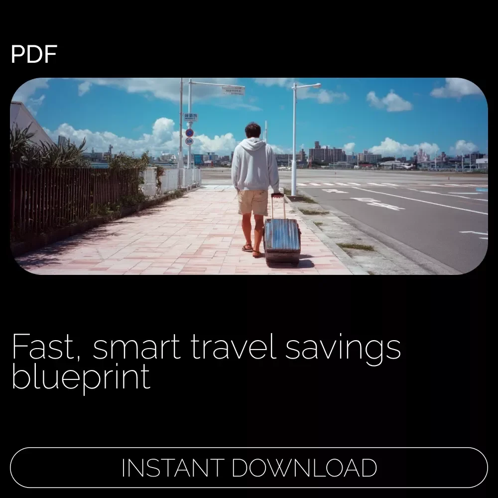 How to Build Your Trip Fund Fast – A Step-by-Step Guide on How to Start Saving Money for a Trip | Travel Savings Planner, Budget Workbook, AI Travel Planning Guide
