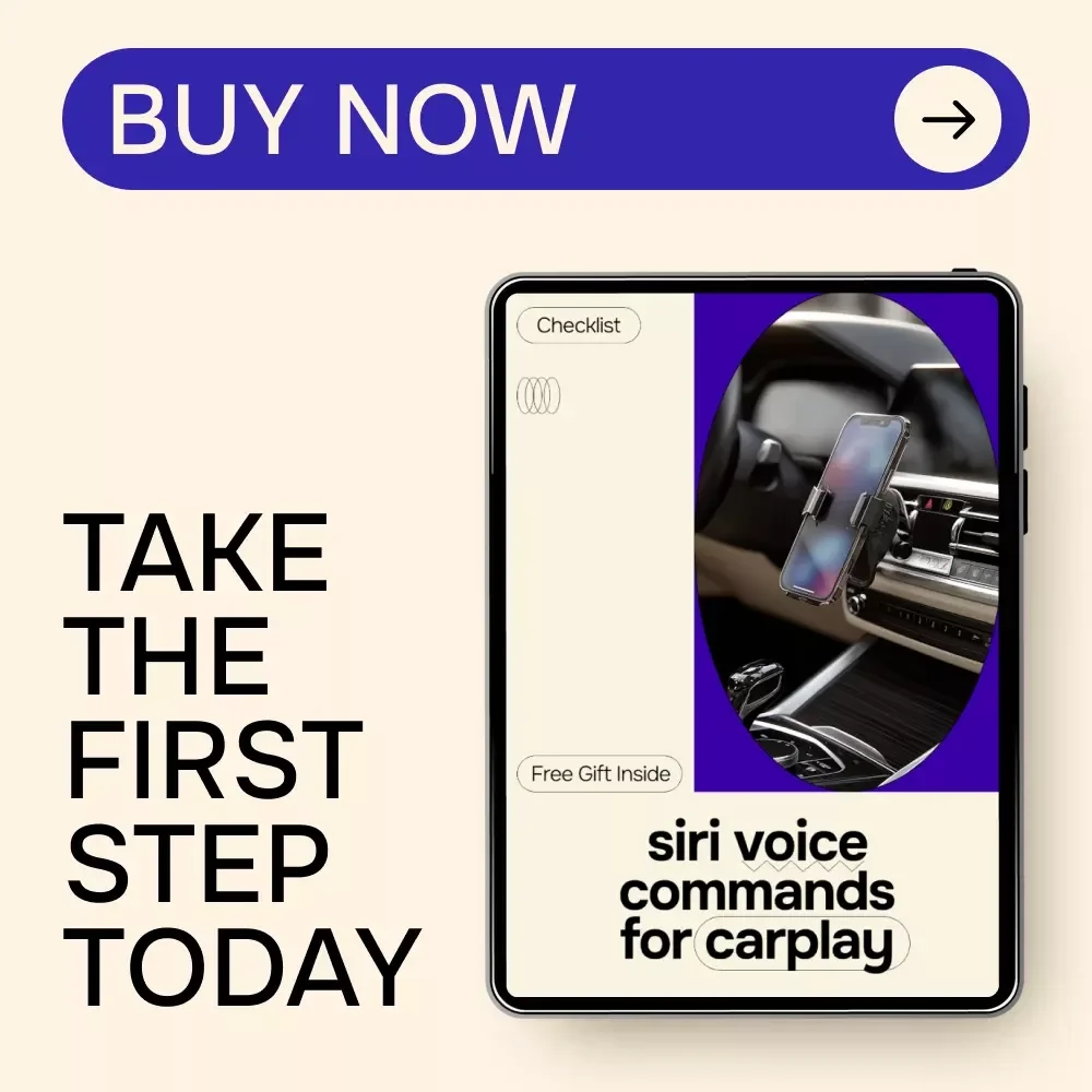 Siri Voice Commands for CarPlay Checklist | Hands-Free Driving Guide | Easy Siri Voice Commands for CarPlay Download