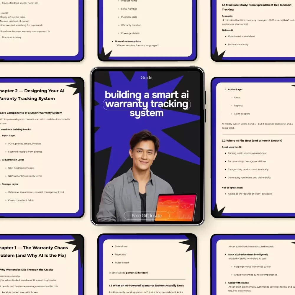 Building a Smart AI Warranty Tracking System: The Ultimate Guide to Using AI for Creating a System for Tracking Warranties