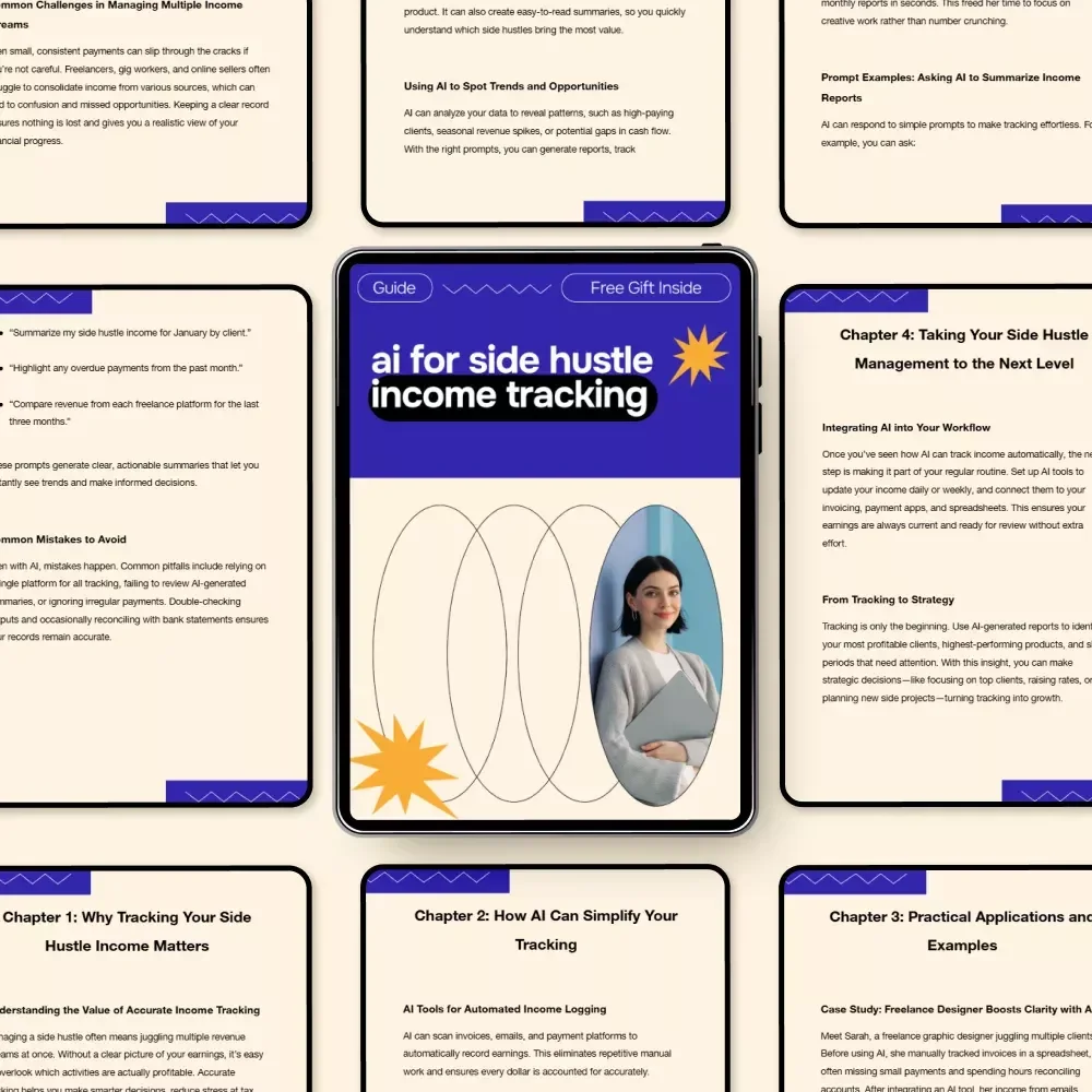 AI for Side Hustle Income Tracking: Smart Guide to Automate Earnings Management