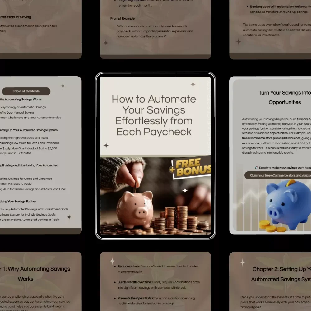 How to Automate Your Savings Effortlessly from Each Paycheck: A Simple Guide to Financial Freedom