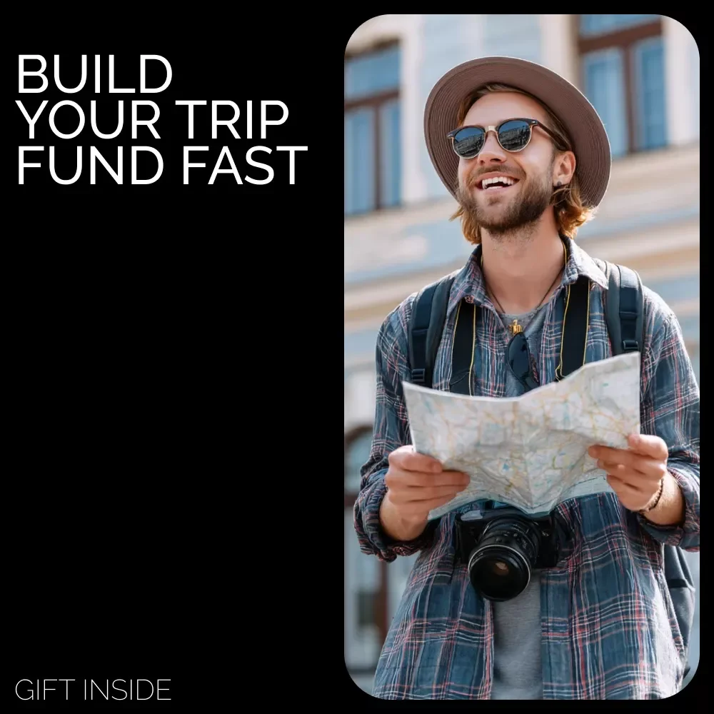 How to Build Your Trip Fund Fast – A Step-by-Step Guide on How to Start Saving Money for a Trip | Travel Savings Planner, Budget Workbook, AI Travel Planning Guide