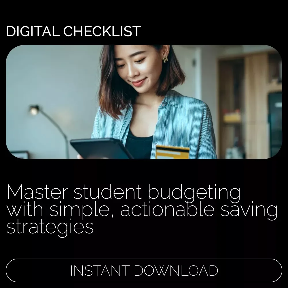 Student Pocket Money Power-Up Checklist: How to Save Pocket Money as a Student