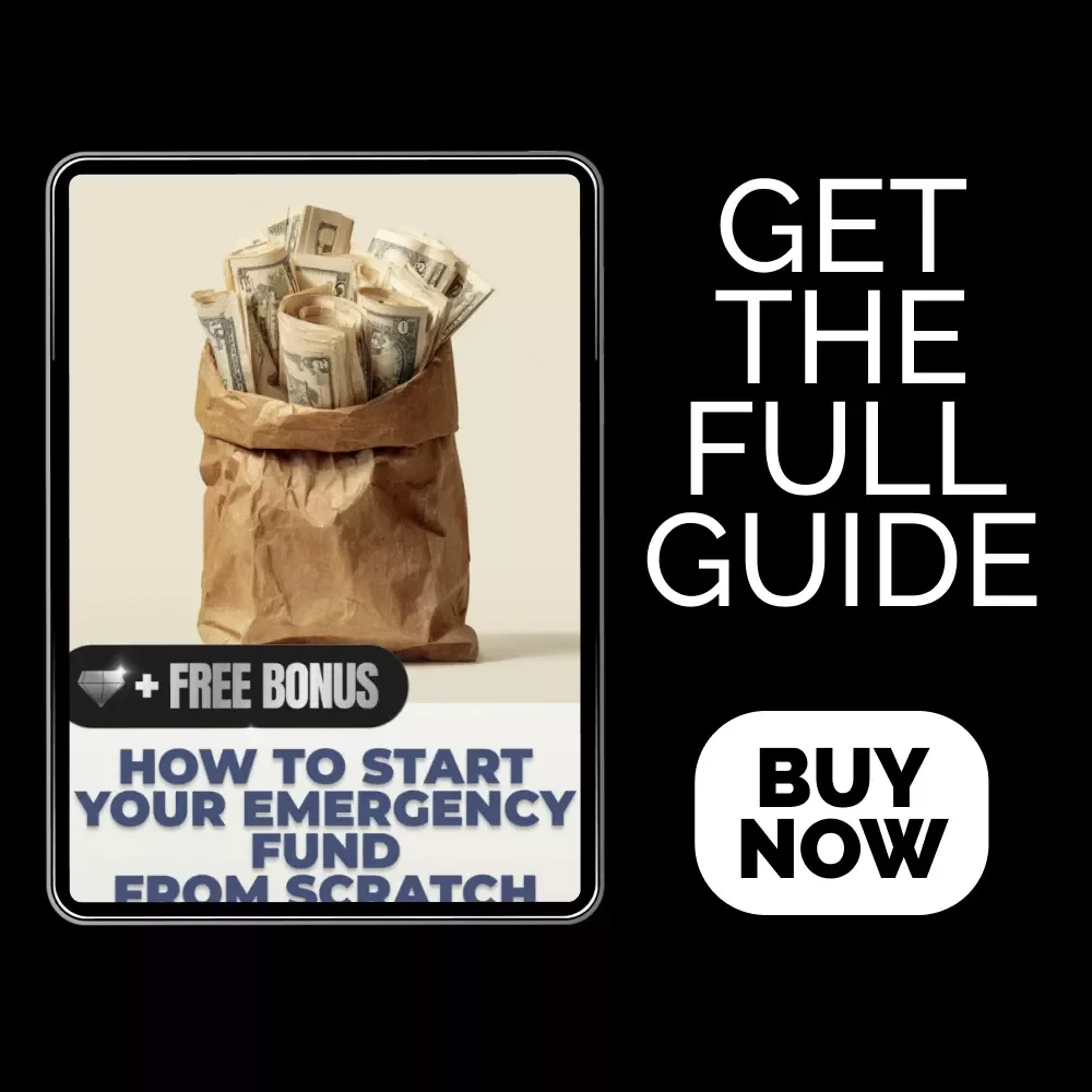 How to Start Your Emergency Fund from Scratch – A Beginner-Friendly Guide on how to start an emergency fund from zero | Digital Download Budgeting & Savings Planner