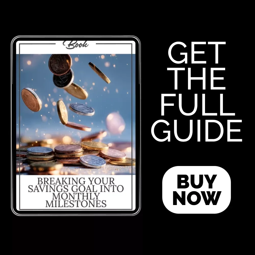 Breaking Your Savings Goal Into Monthly Milestones - eBook Guide to Achieving Your Financial Goals