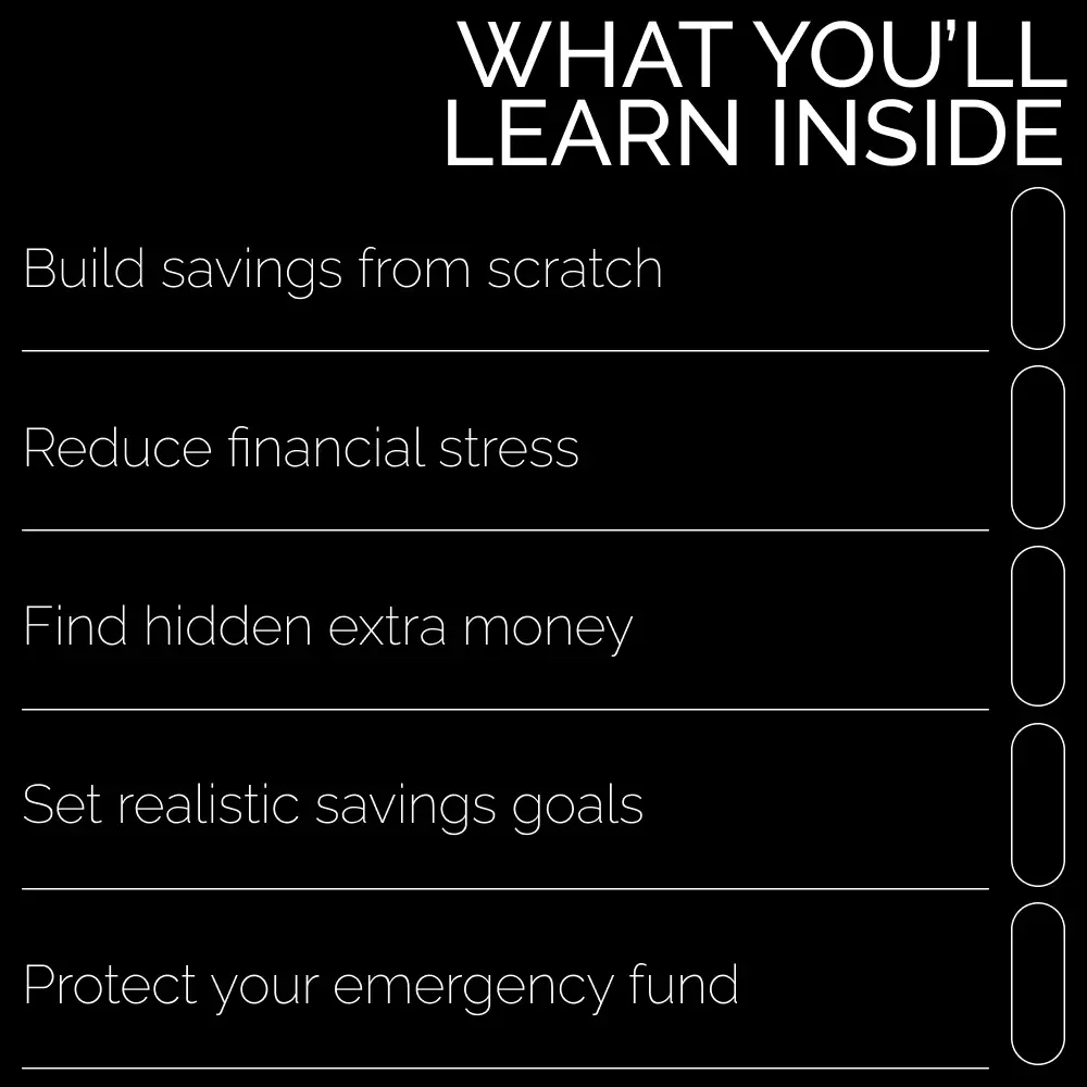 Building an Emergency Fund on a Small Income | Practical eBook & Emergency Fund for Low Income Earners Guide | Step-by-Step Budgeting & Savings Plan Digital Download