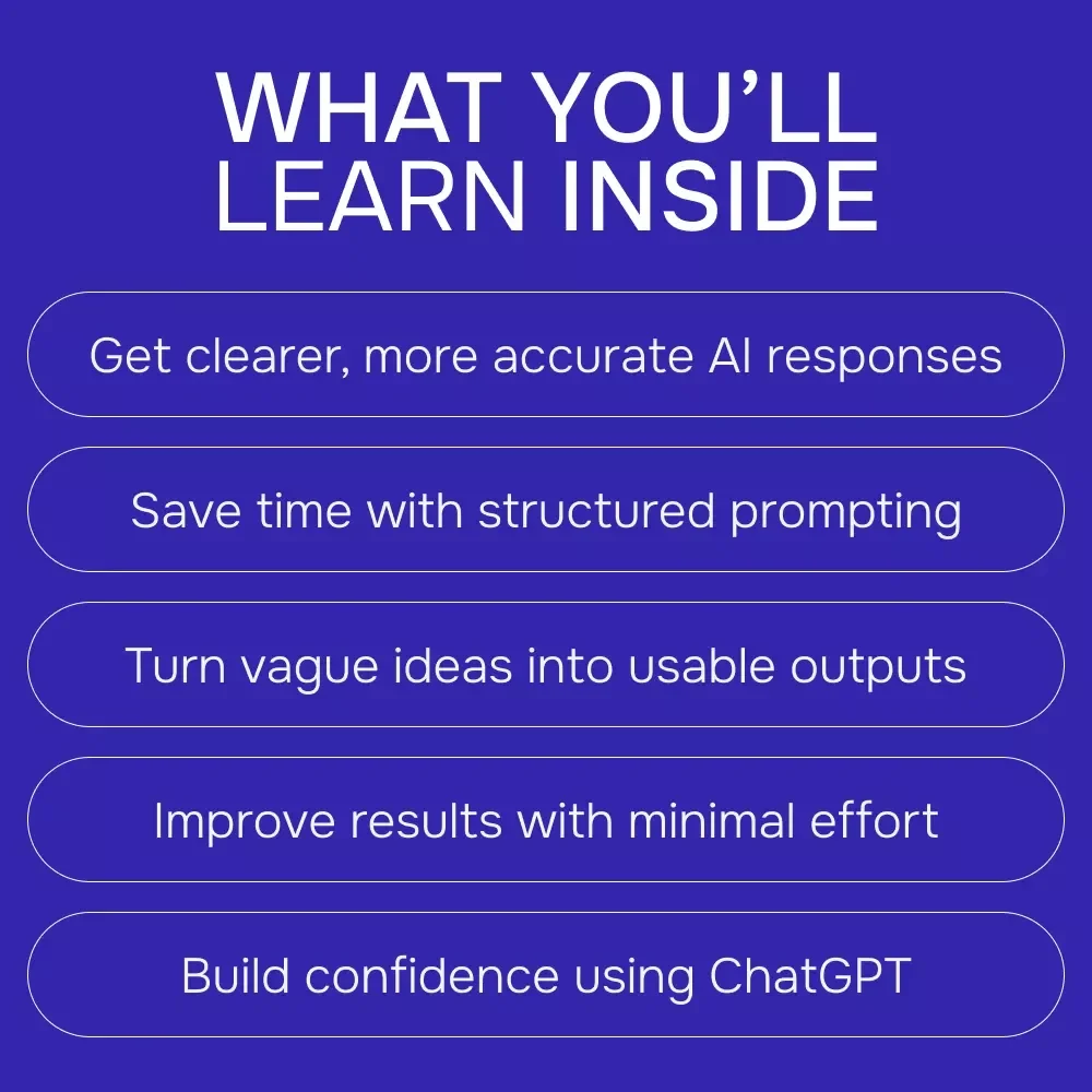 Simple ChatGPT Formula for Better Answers | AI Prompt Guide, ChatGPT Prompts eBook, Digital Download for Smarter AI Results