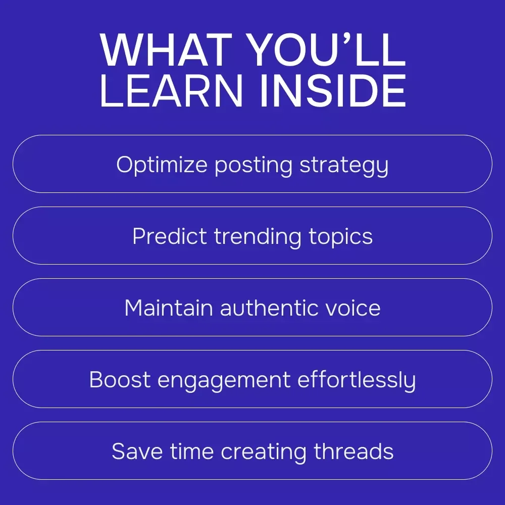 Threading the Future: AI for Twitter Mastery - Ultimate Guide, eBook & Checklist for AI for Twitter Threads Success