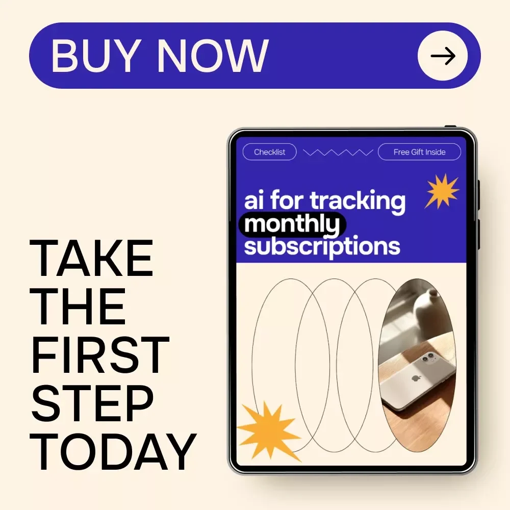 AI for Tracking Monthly Subscriptions – Smart Budgeting Guide, Digital Download, AI Subscription Tracker, Monthly Expenses Organizer, Personal Finance eBook