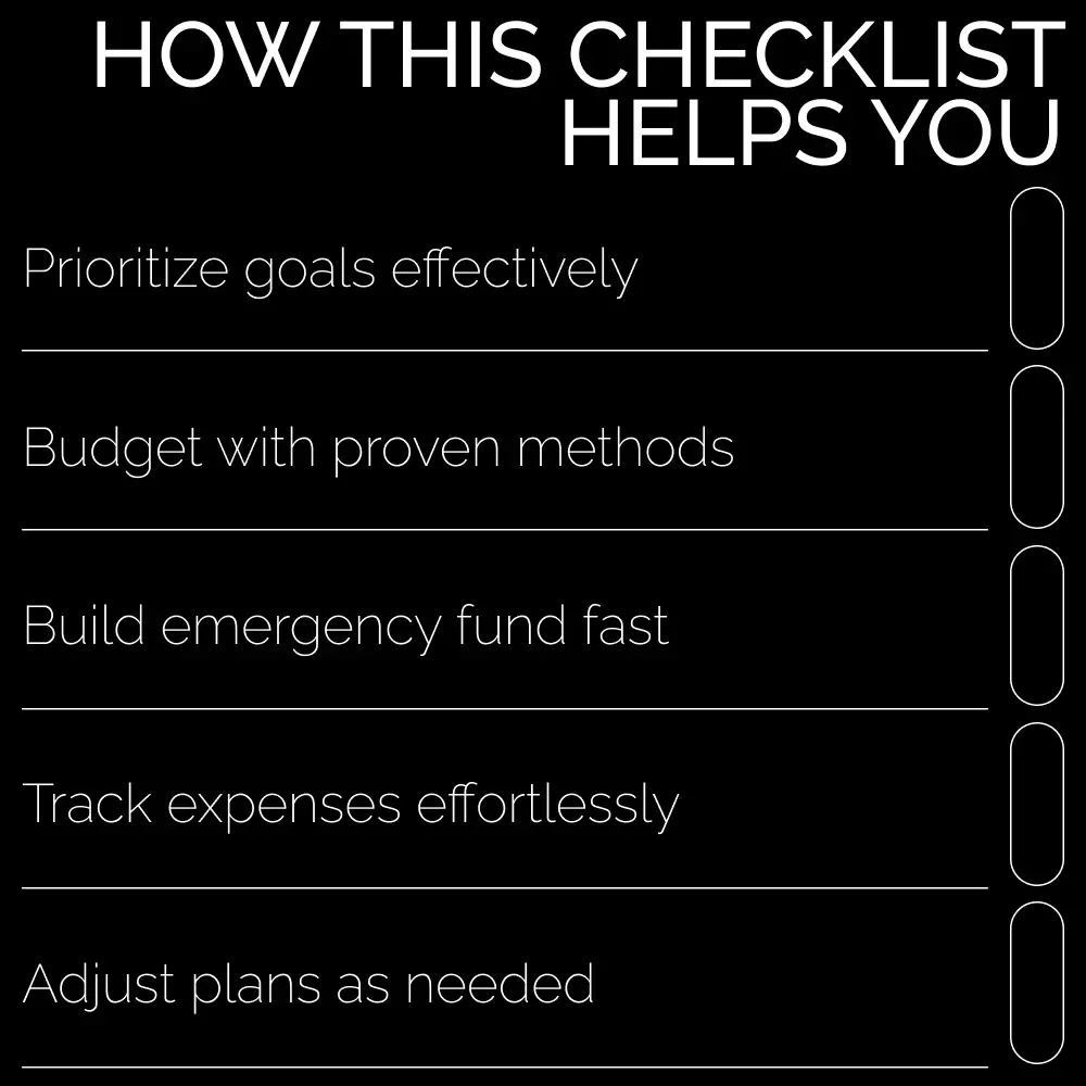 Checklist: Prioritize Your Savings Like a Pro! - Smart Financial Goal Setting for 2026