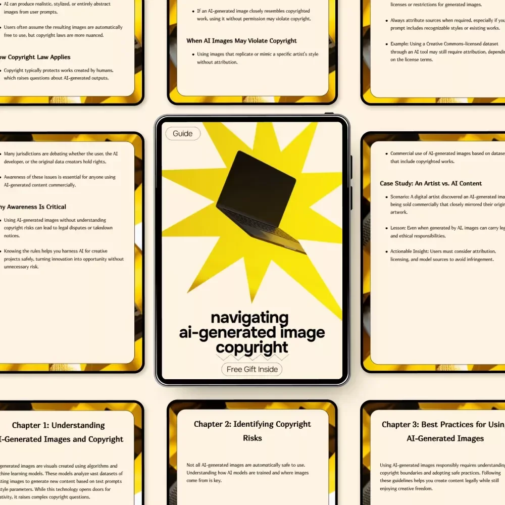 Navigating AI-Generated Image Copyright: Guide to Avoid Legal Issues, Copyright Risks & Ethical Use of AI Generated Images