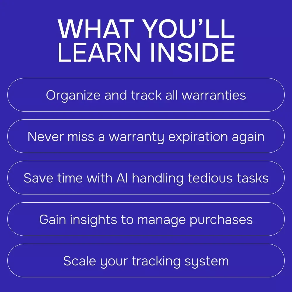 Building a Smart AI Warranty Tracking System: The Ultimate Guide to Using AI for Creating a System for Tracking Warranties