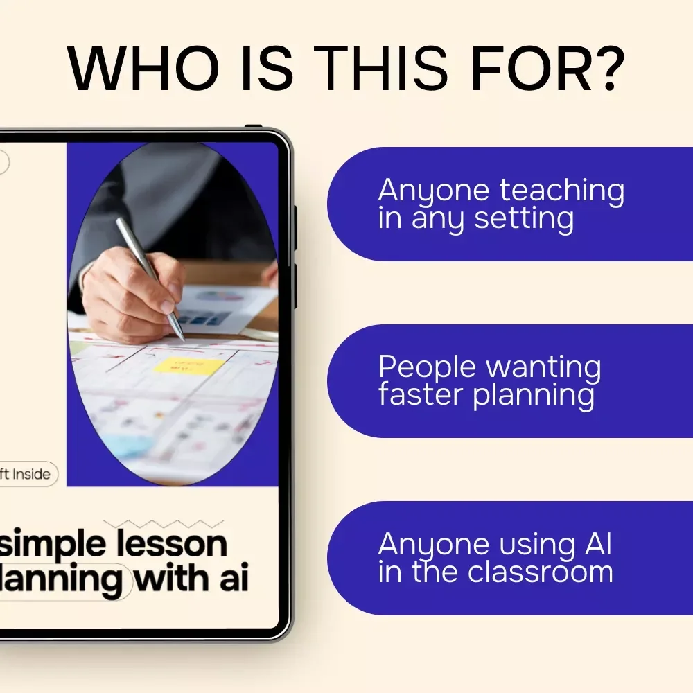 Simple Lesson Planning with AI: Ultimate Guide for Teachers Using AI for Lesson Plans