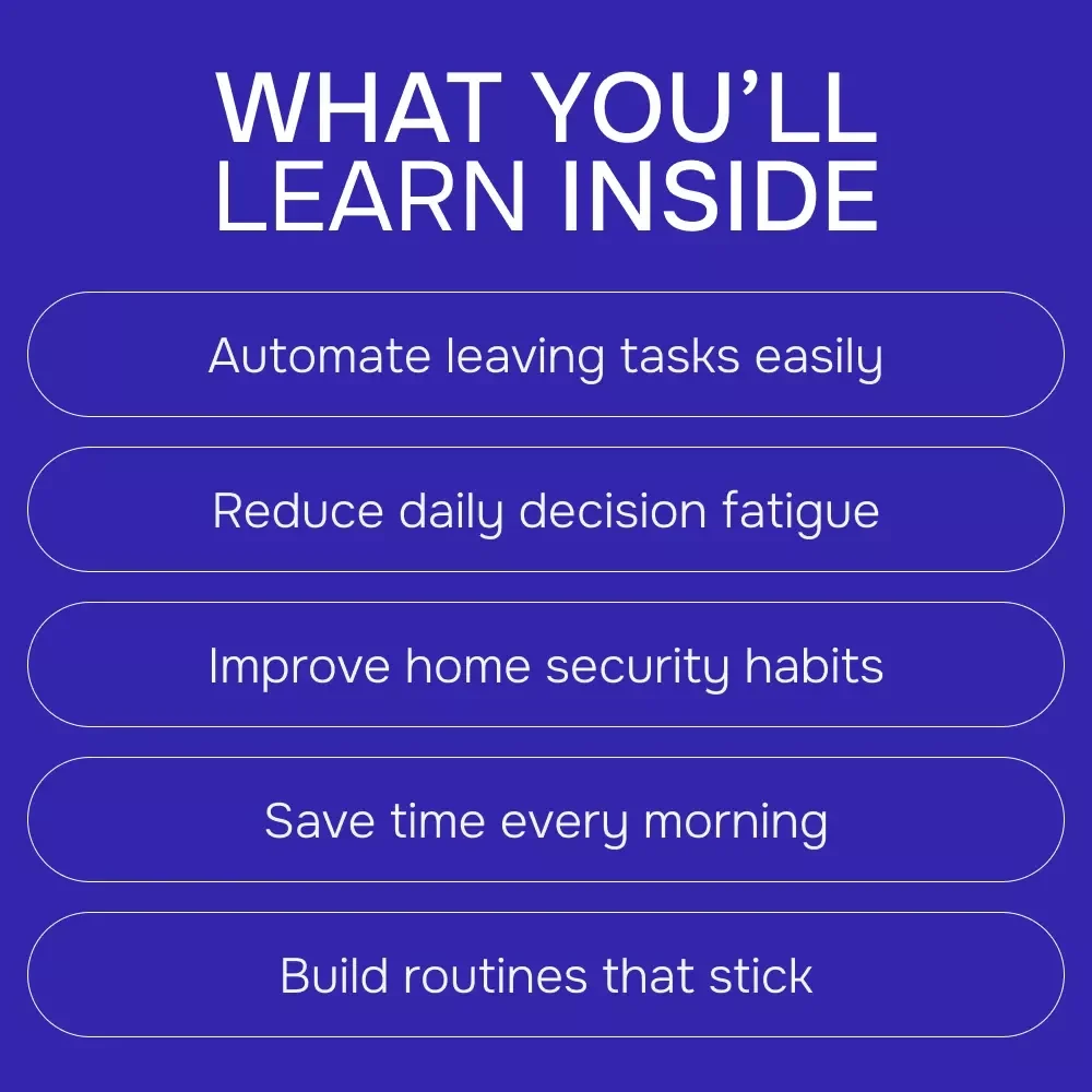 Google Home Routines for Leaving the House | Smart Exit Automation eBook | google home routines for leaving house Guide