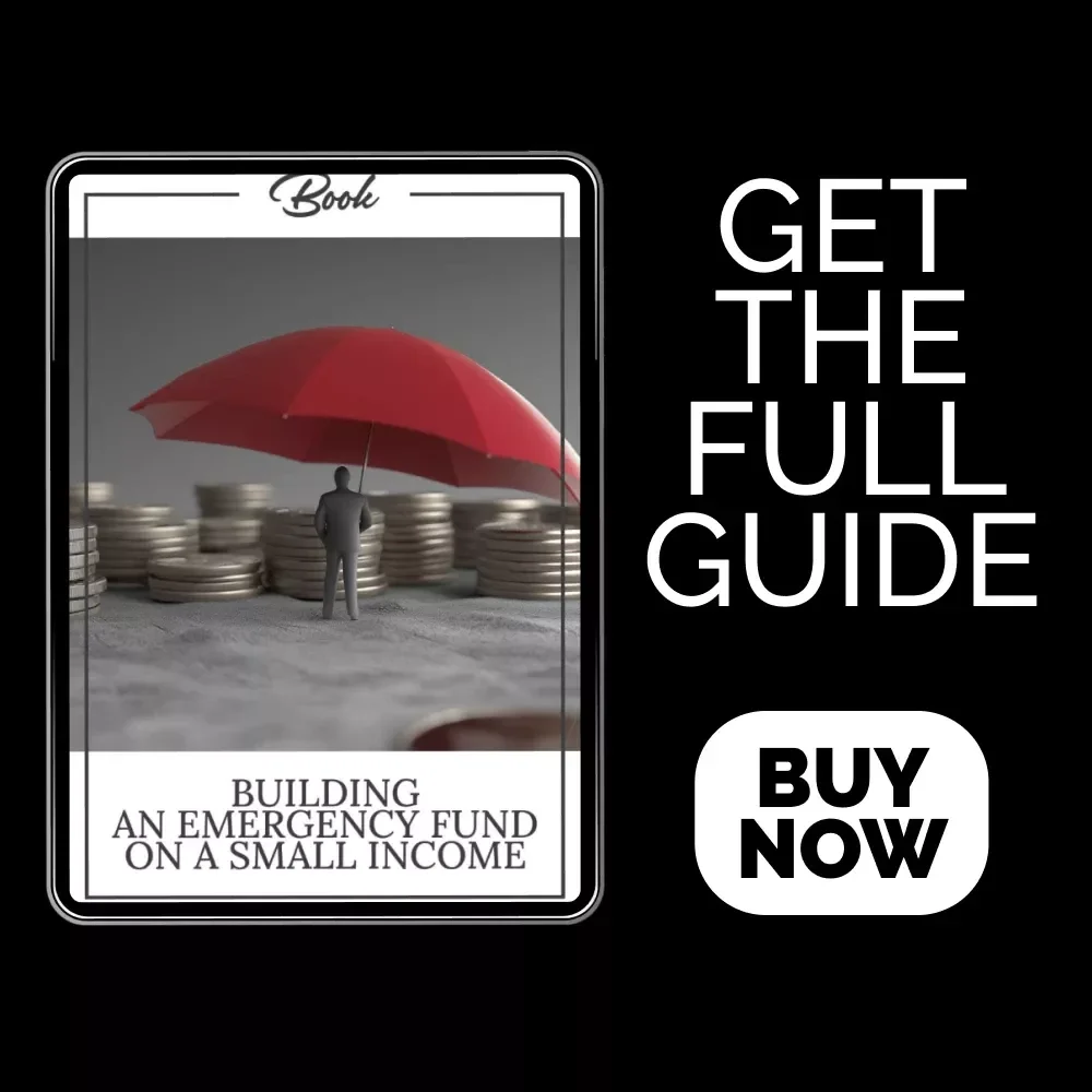 Building an Emergency Fund on a Small Income | Practical eBook & Emergency Fund for Low Income Earners Guide | Step-by-Step Budgeting & Savings Plan Digital Download