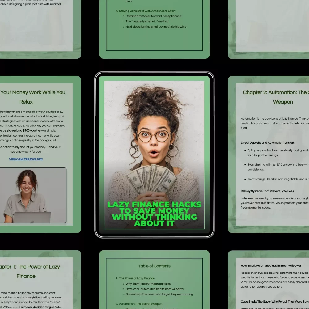 Lazy Finance Hacks to Save Money Without Thinking About It | Simple Automated Savings Guide | Smart Lazy Finance Savings Methods