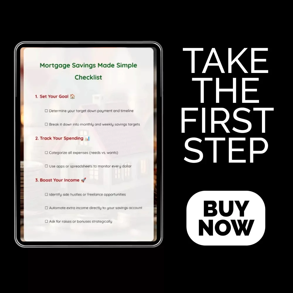 Mortgage Savings Made Simple Checklist - A Step-by-Step Guide to Start Saving for Your Dream Home