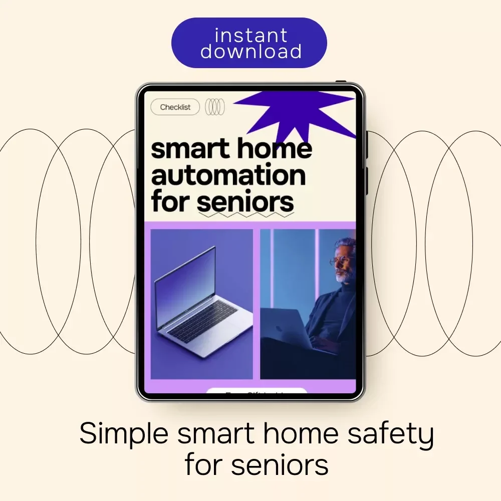 Smart Home Automation for Seniors Checklist | Easy Smart Home Setup Guide for Safety, Comfort & Independence | Digital Download