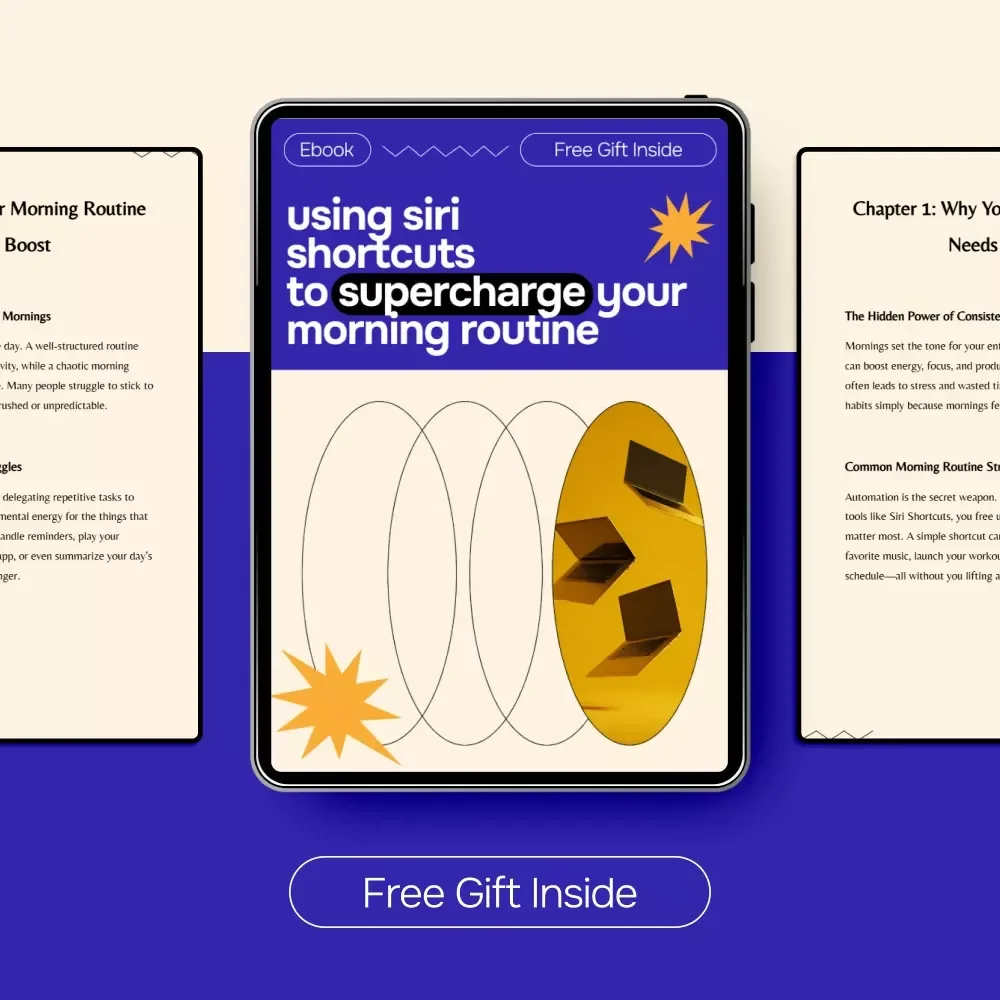 Using Siri Shortcuts to Supercharge Your Morning Routine | iPhone Automation Guide, Productivity & AI Morning System, Digital Download