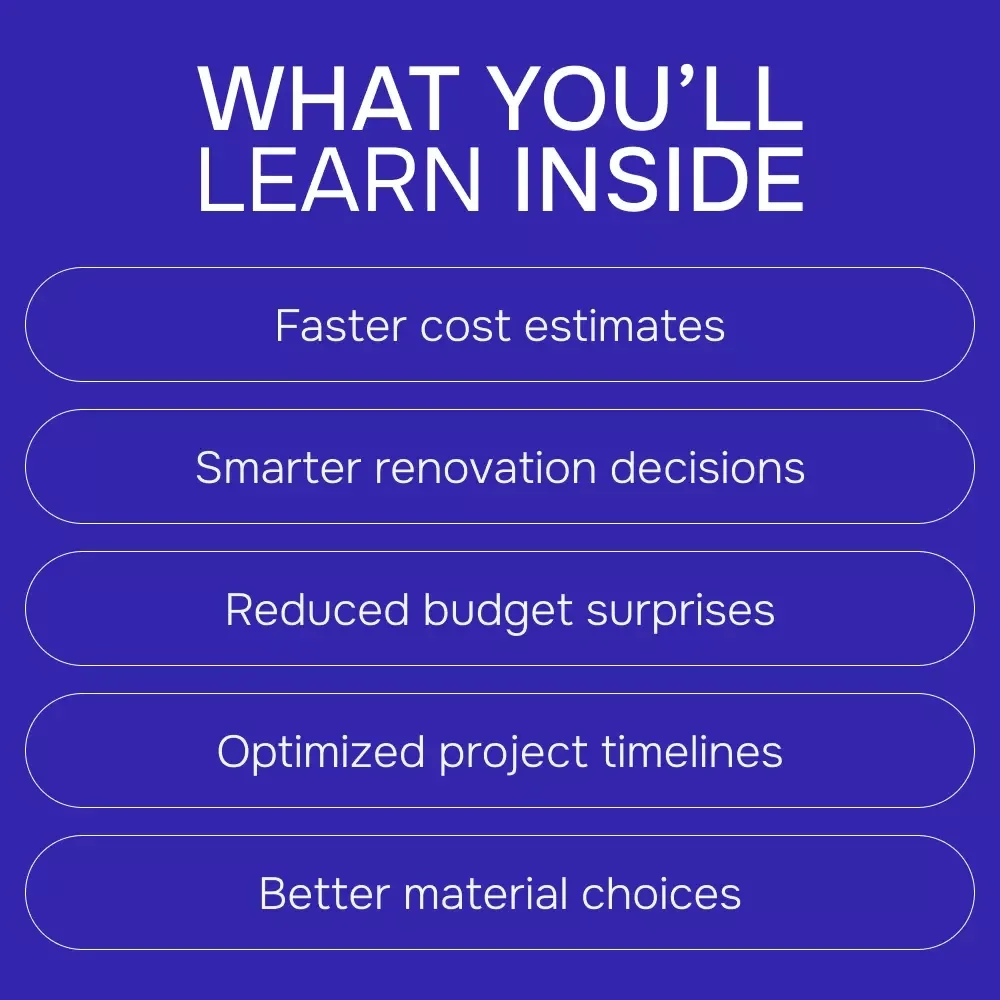 How AI Can Transform Your Home Renovation Estimates | Smart AI for Home Renovation Estimates eBook for Accurate Budgeting & Planning