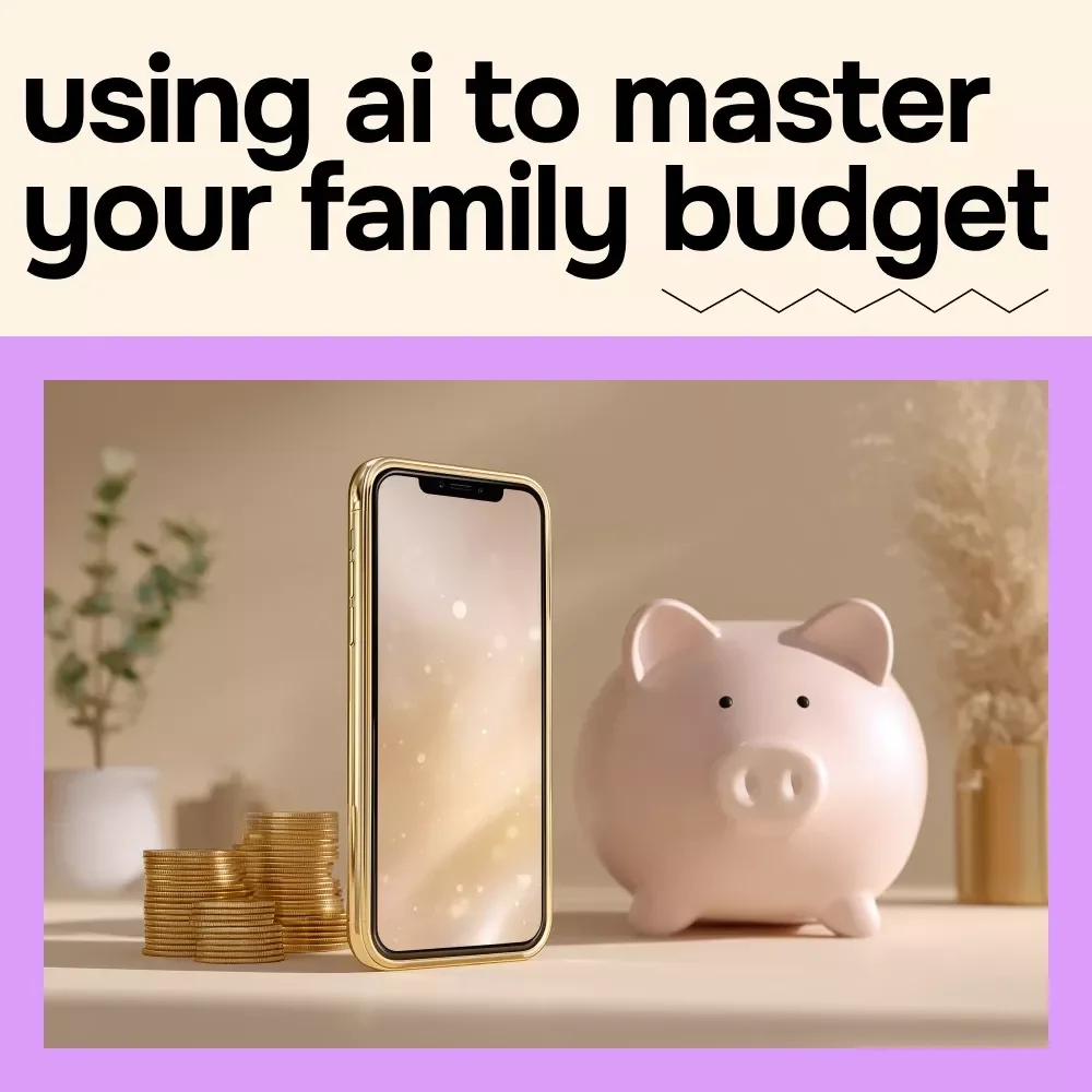 Using AI to Master Your Family Budget | Smart Family Budget Planner eBook | AI Budgeting Guide for Parents, Households & Home Finance
