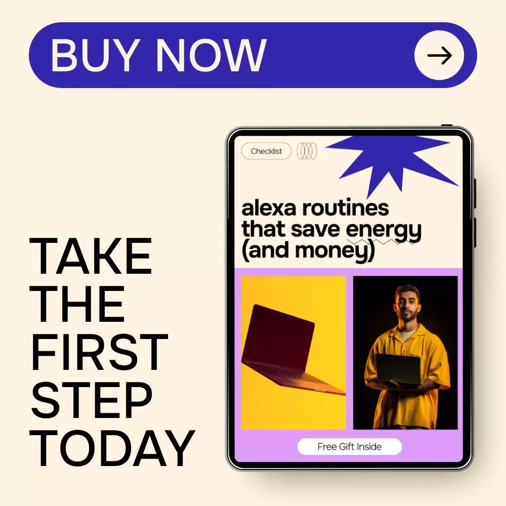 Alexa Routines That Save Energy (and Money) | Smart Home Energy-Saving Guide, Alexa Automation Checklist, Reduce Electric Bill, Digital Download