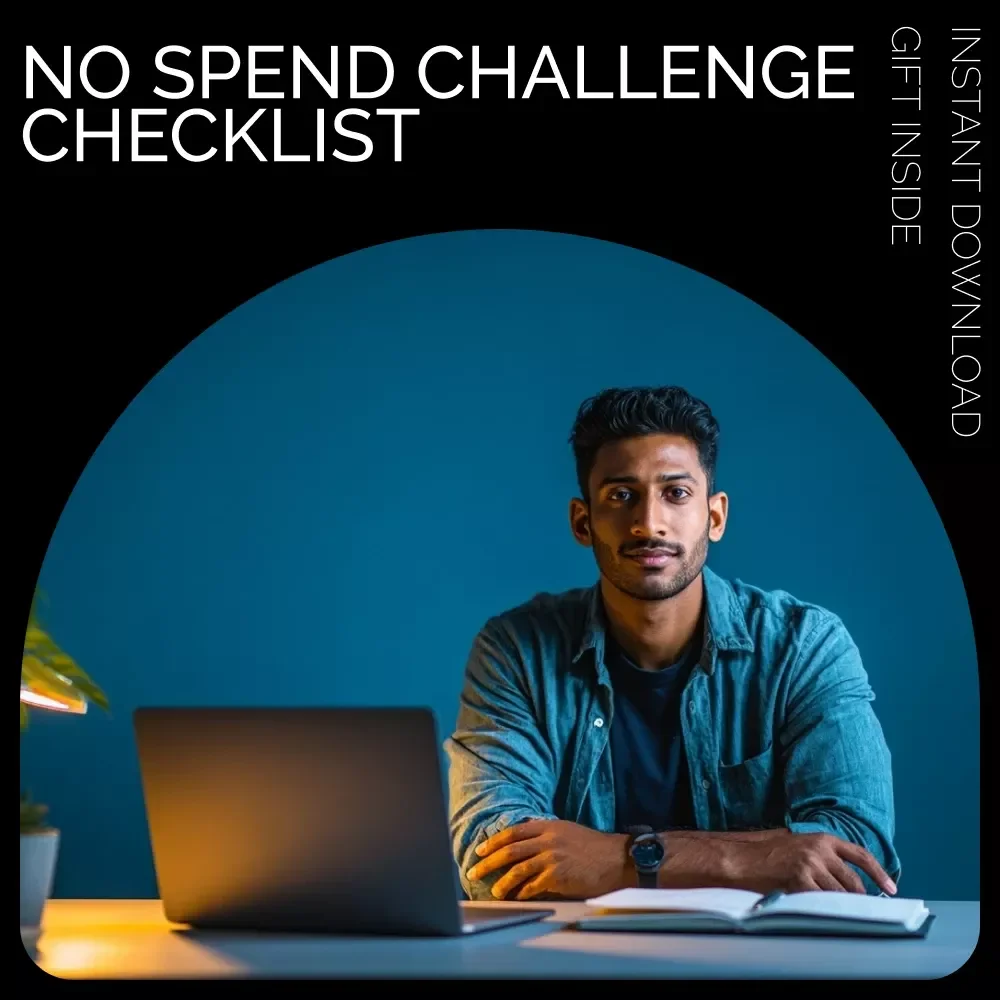 No Spend Challenge Checklist – 30-Day, 90-Day, or Custom Duration Guide