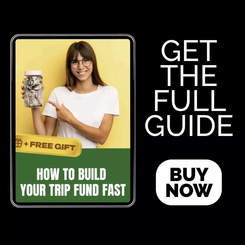 How to Build Your Trip Fund Fast – A Step-by-Step Guide on How to Start Saving Money for a Trip | Travel Savings Planner, Budget Workbook, AI Travel Planning Guide