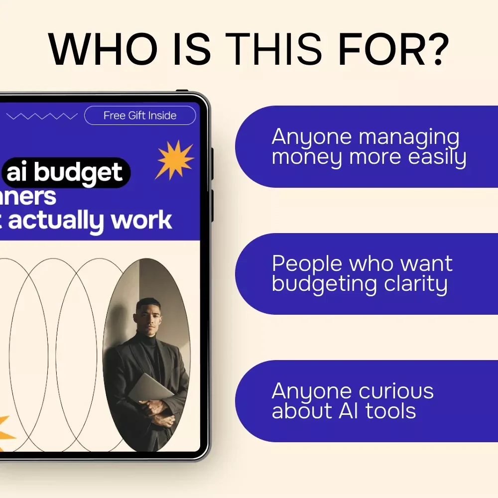 Free AI Budget Planners That Actually Work | Smart Money Guide | Digital eBook Download