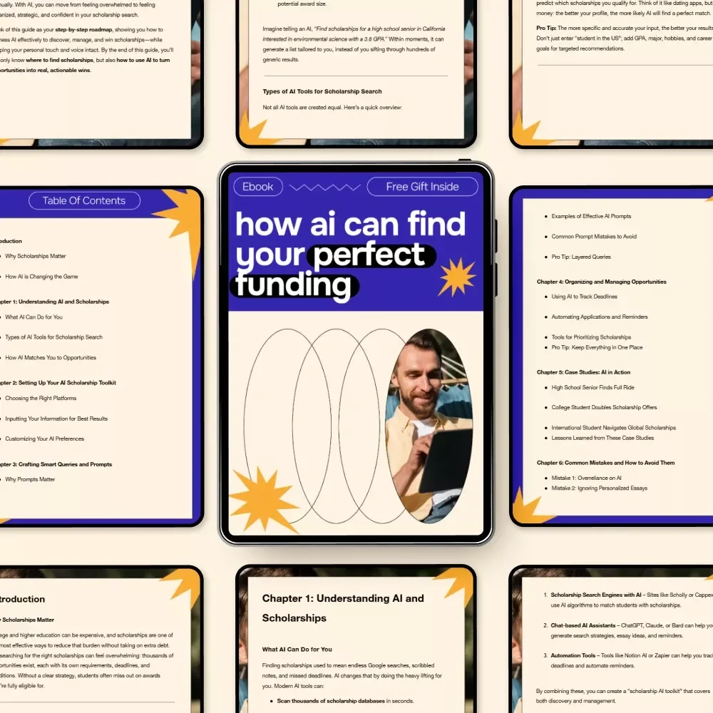 How AI Can Find Your Perfect Funding | Smart Guide to ai for finding scholarships, Scholarships, Grants & Financial Aid (eBook Download)