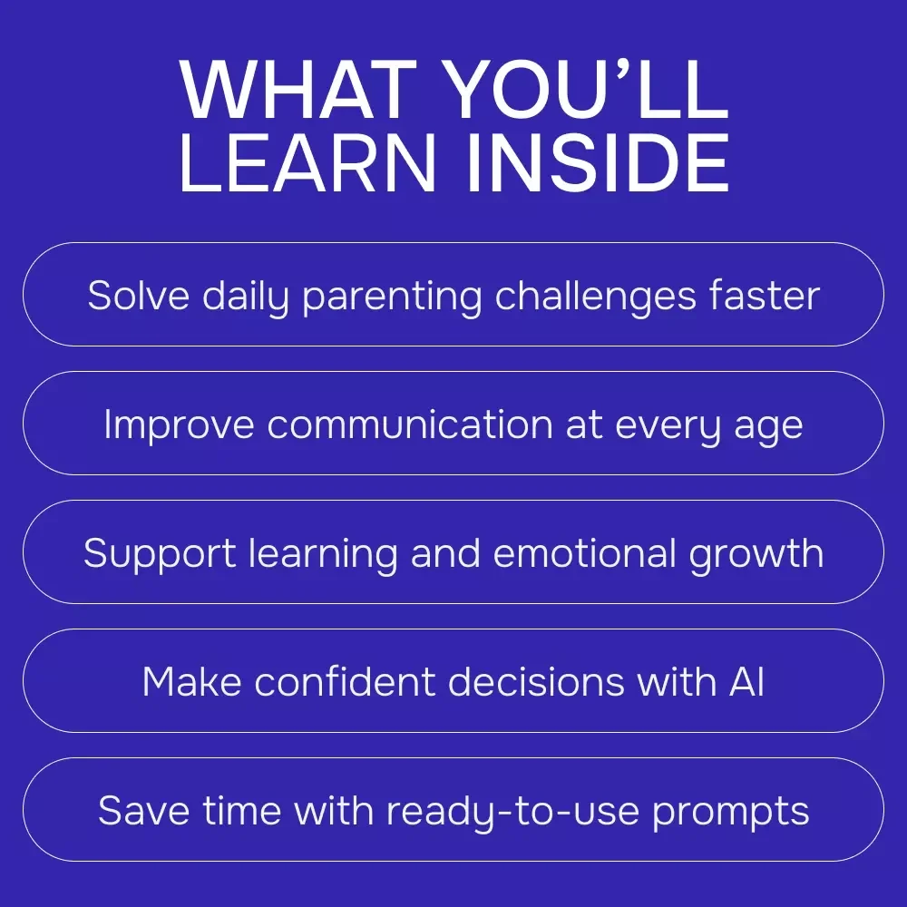 Smart Parenting with AI – Modern Parenting Guide eBook, AI Parenting Toolkit for Toddlers to Teens, Digital Download for Confident Parents