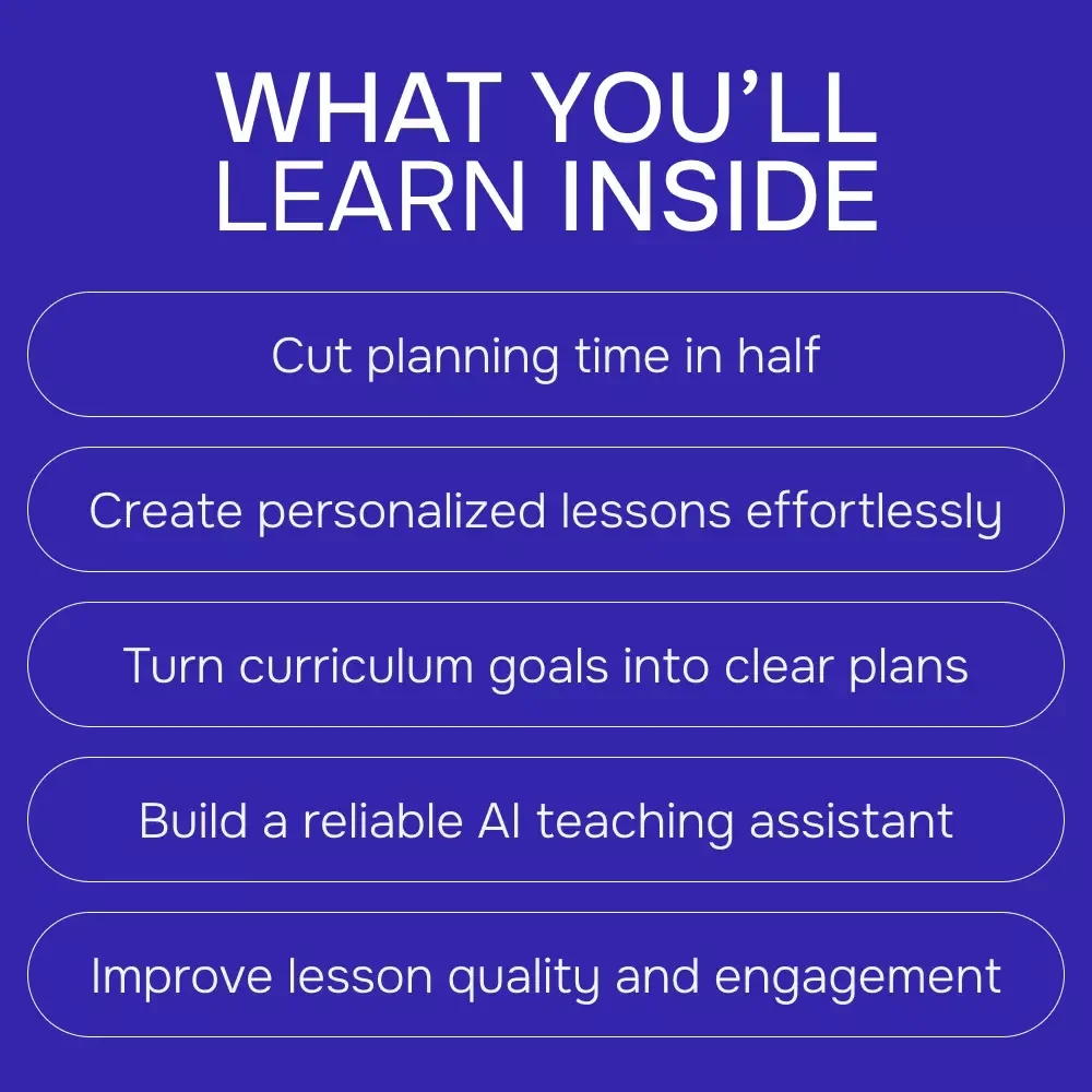 Simple Lesson Planning with AI: Ultimate Guide for Teachers Using AI for Lesson Plans