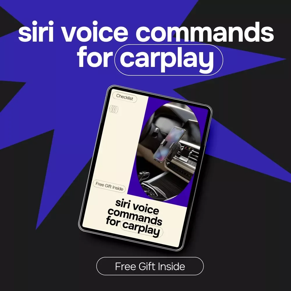Siri Voice Commands for CarPlay Checklist | Hands-Free Driving Guide | Easy Siri Voice Commands for CarPlay Download