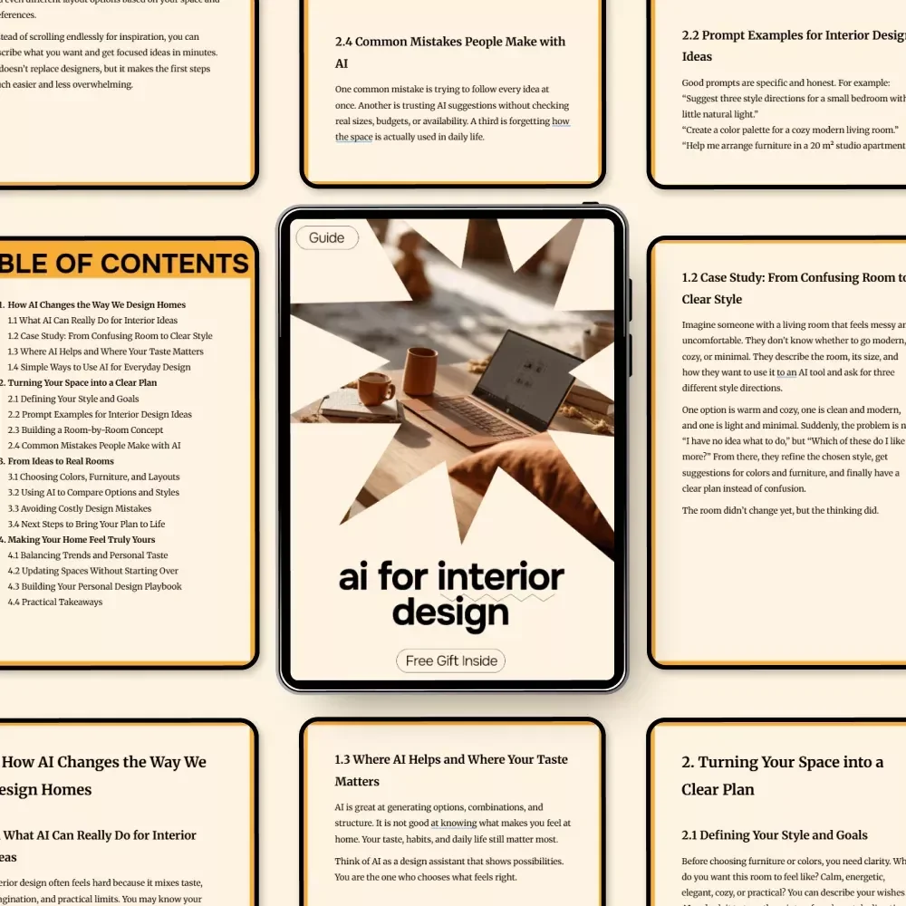 AI for Interior Design: Creative AI for Interior Design Ideas Guide