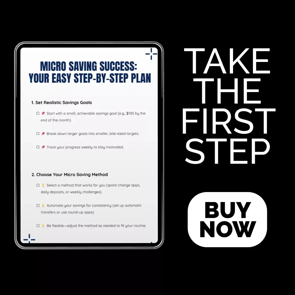 Micro Saving Success: Your Easy Step-by-Step Plan - How to Stay Motivated with Micro Saving