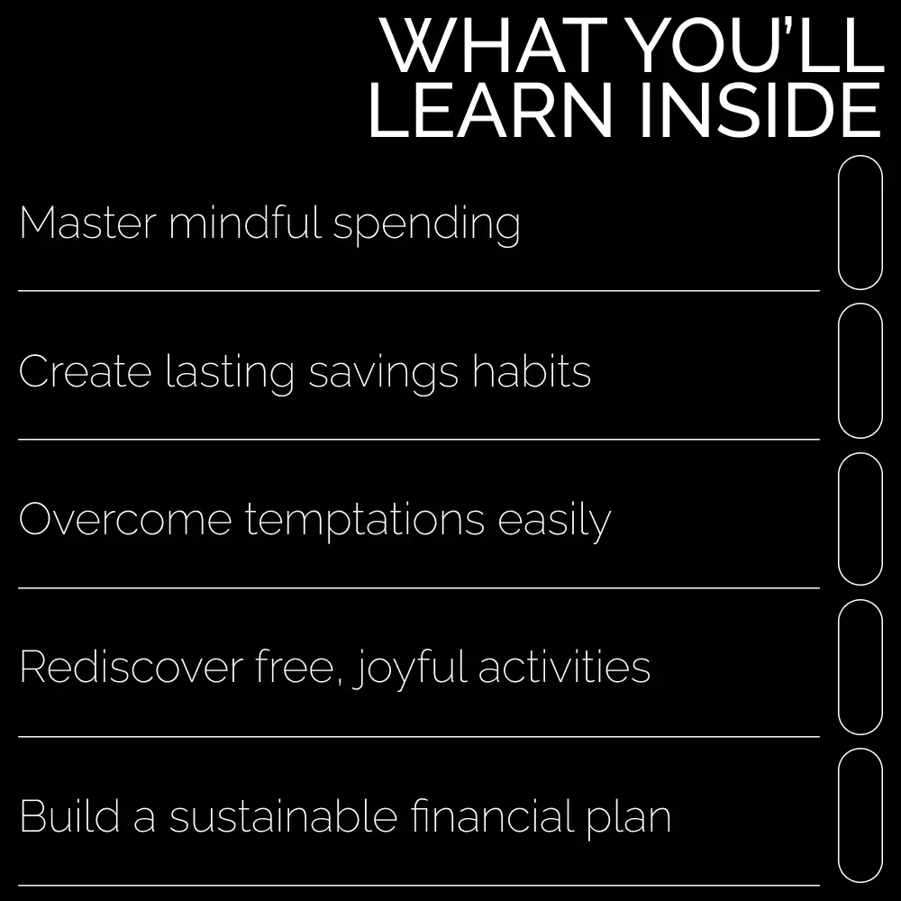 The No Spend Challenge: Save Money and Rediscover Joy - A 30-Day Guide to Financial Freedom