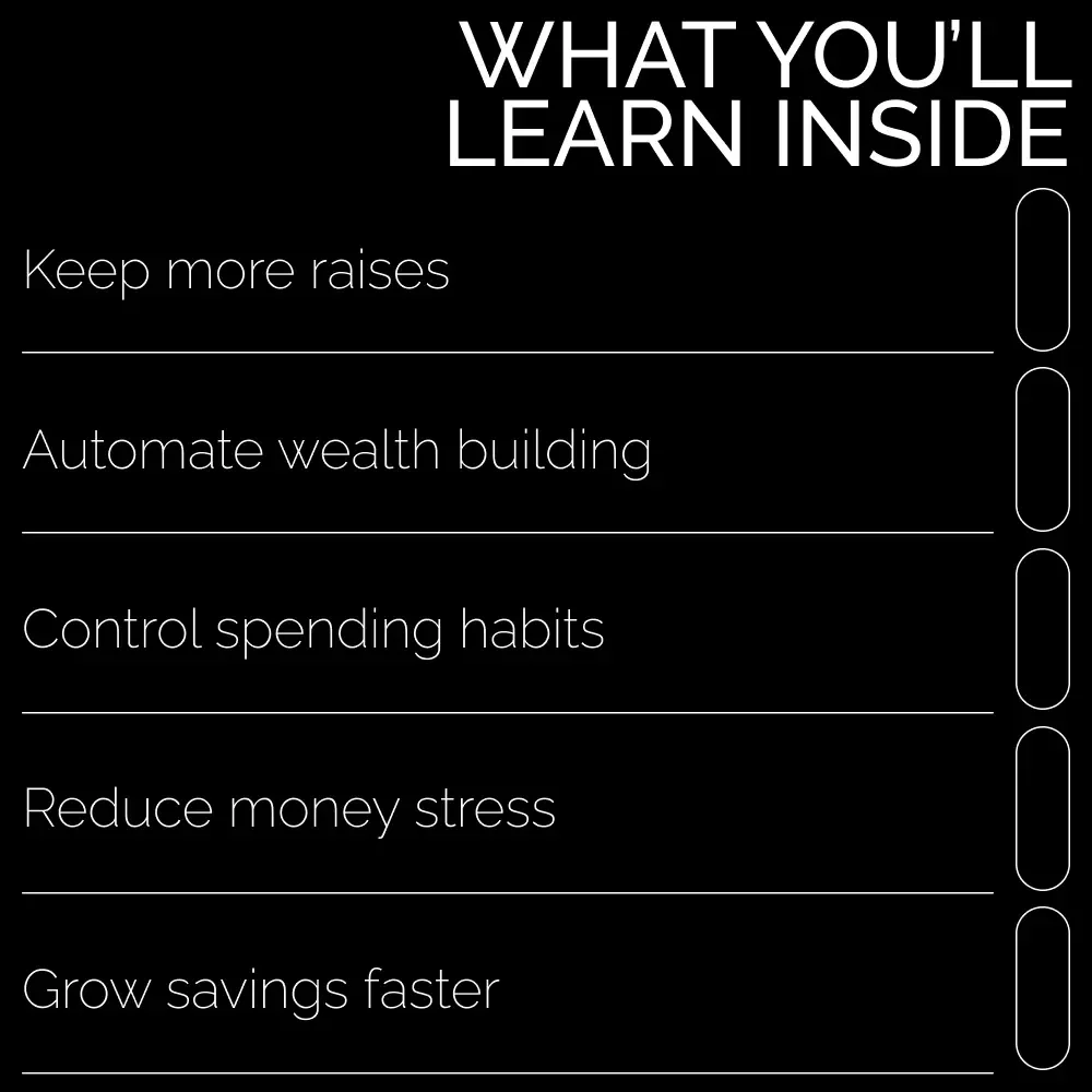 Guide to Avoiding Lifestyle Inflation – A Practical Step-by-Step Guide on how to avoid lifestyle inflation easily, Build Wealth Faster & Take Control of Your Money (Digital Download)