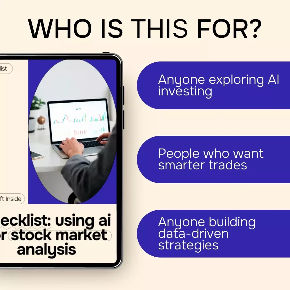 Checklist: Using AI for Stock Market Analysis | Smart Investor Digital Checklist for ai for stock market analysis