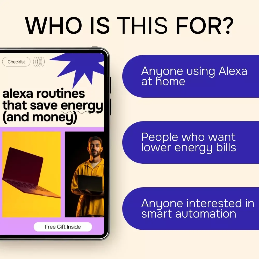 Alexa Routines That Save Energy (and Money) | Smart Home Energy-Saving Guide, Alexa Automation Checklist, Reduce Electric Bill, Digital Download