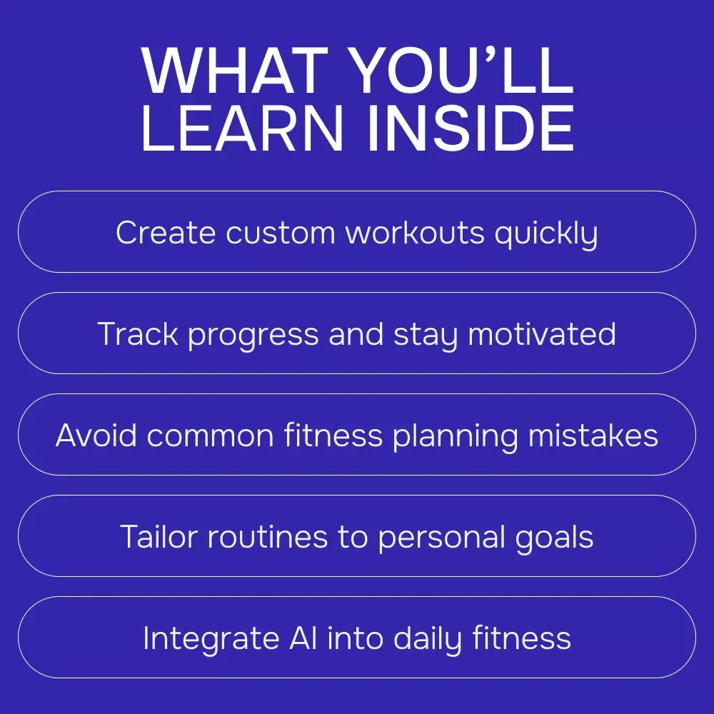 Create a Personalized Workout Plan with AI – AI Prompt for Creating a Workout Plan Guide