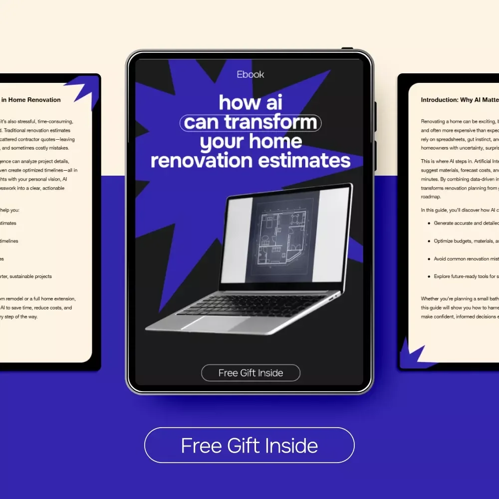 How AI Can Transform Your Home Renovation Estimates | Smart AI for Home Renovation Estimates eBook for Accurate Budgeting & Planning
