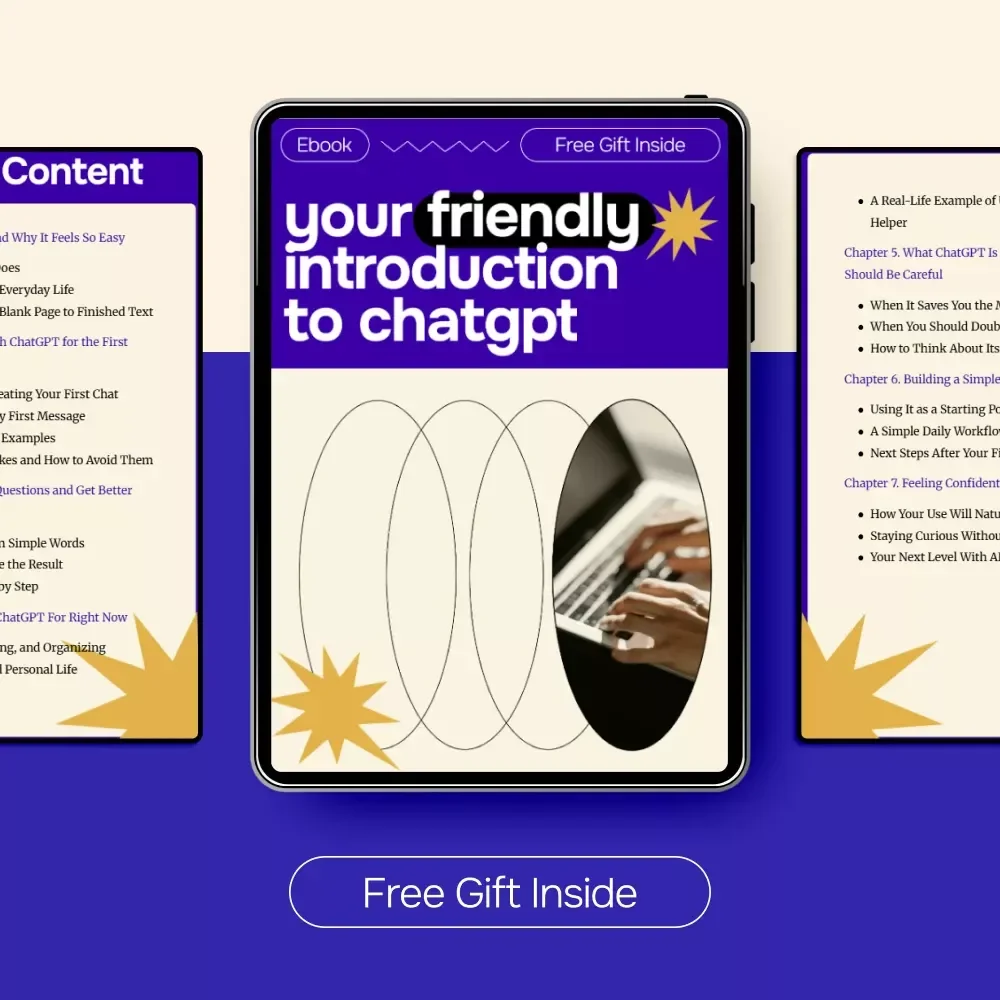Your Friendly Introduction to ChatGPT – Beginner eBook Guide for First-Time Users | Learn how to use chatgpt for the first time