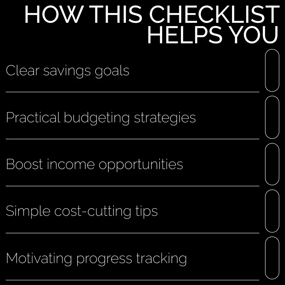 Mortgage Savings Made Simple Checklist - A Step-by-Step Guide to Start Saving for Your Dream Home