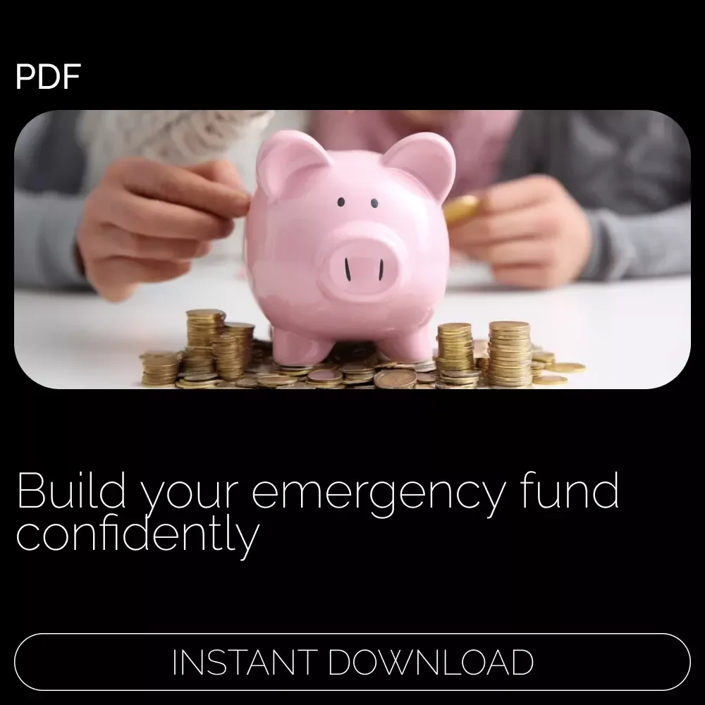 How to Start Your Emergency Fund from Scratch – A Beginner-Friendly Guide on how to start an emergency fund from zero | Digital Download Budgeting & Savings Planner