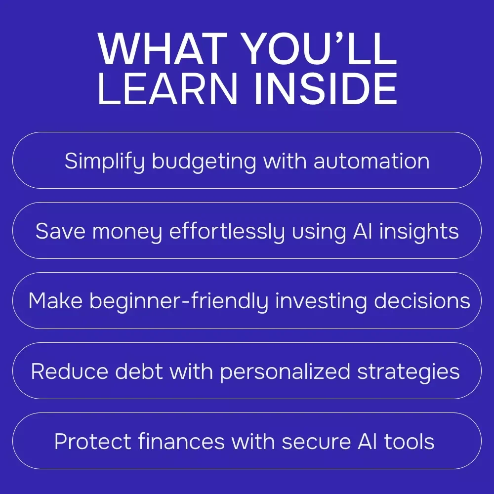 AI Apps to Manage Personal Finances | Smart Money Guide, Budgeting & Investing eBook, Digital Download for Financial Planning
