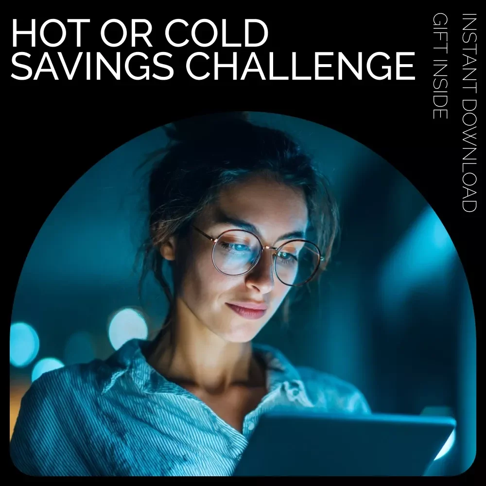 Hot or Cold Savings Challenge – Temperature-Based Savings Goal Challenge Checklist