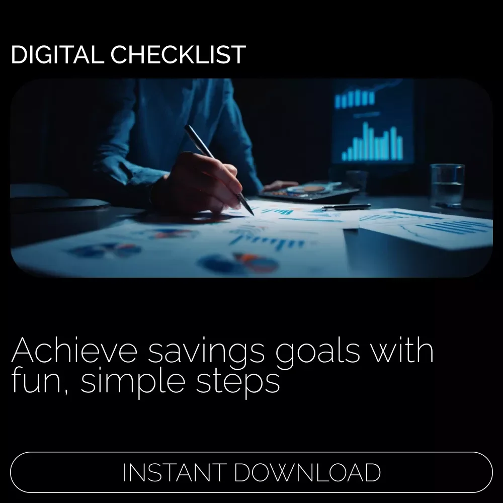 Your Fun & Easy Savings Launch Checklist - Create Your Perfect Savings Plan Today!