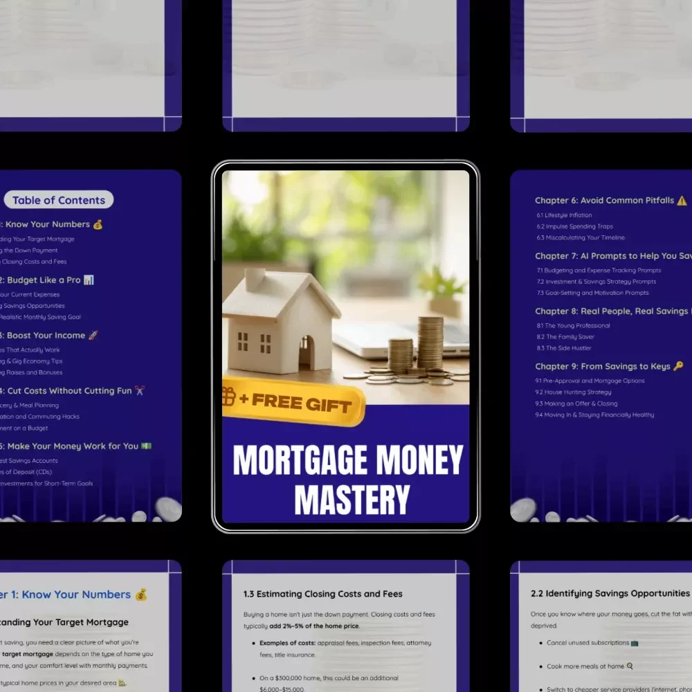Mortgage Money Mastery: How to Start Saving for a Mortgage - Your Ultimate eBook Guide