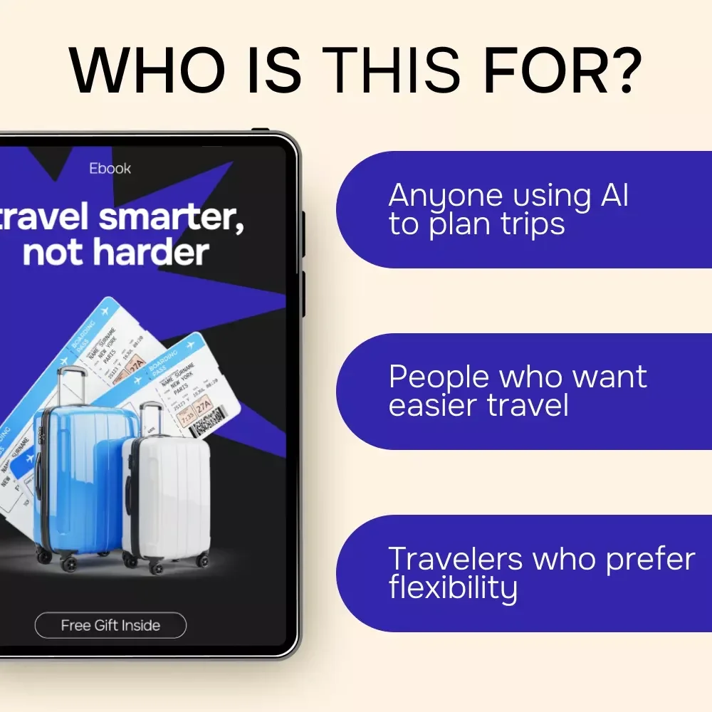 Travel Smarter, Not Harder – AI for Travel Planning Itinerary eBook | Build Personalized Trips Faster