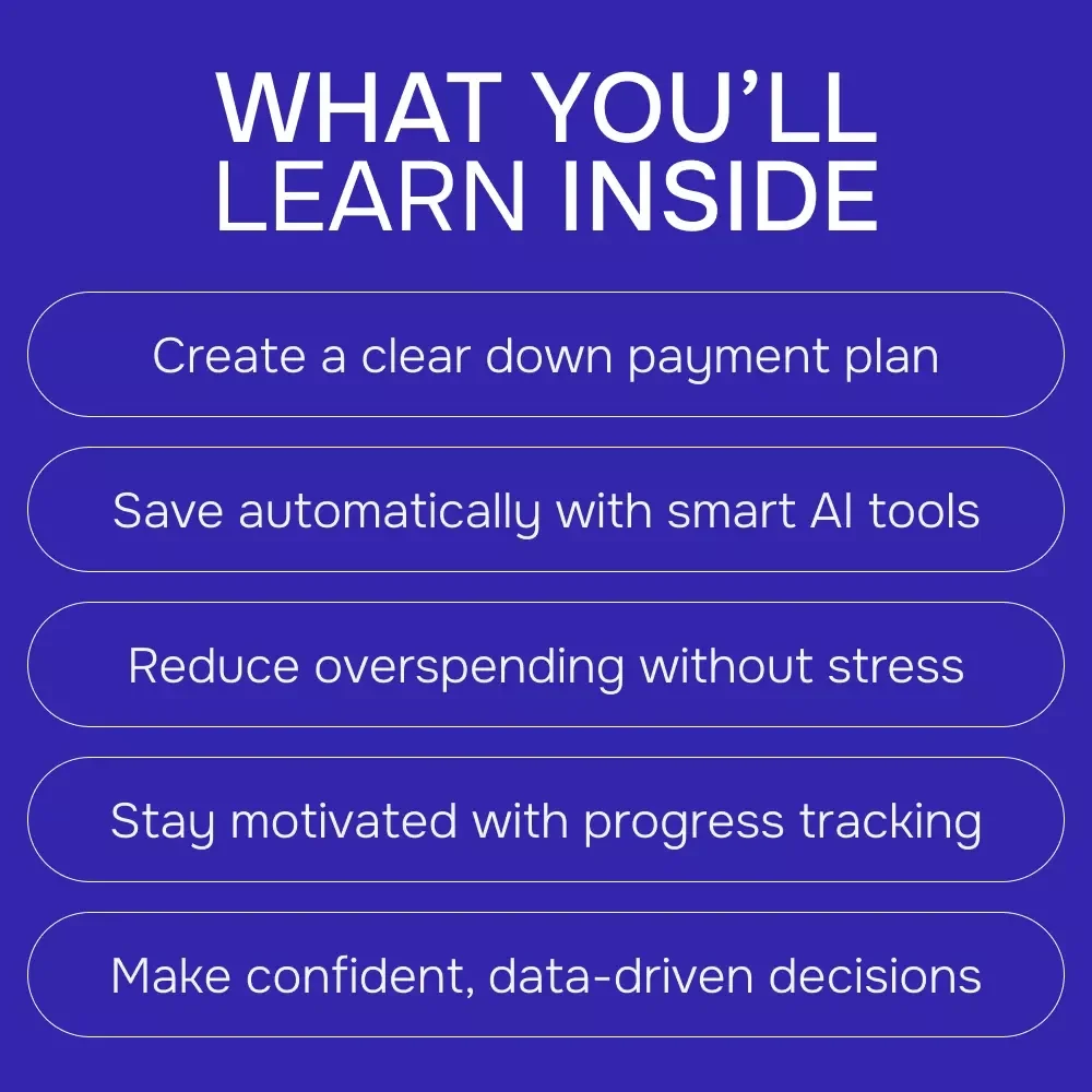 AI + Savings: Your Smart Path to a Home Down Payment | AI for Saving for a House Down Payment Guide, Smart Budgeting & Automated Savings eBook